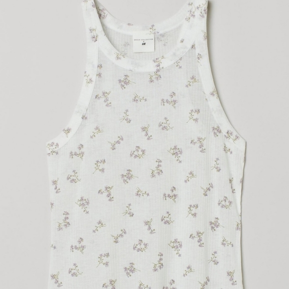 NWT Brock collection x H&M airy tank top floral - Picture 4 of 5